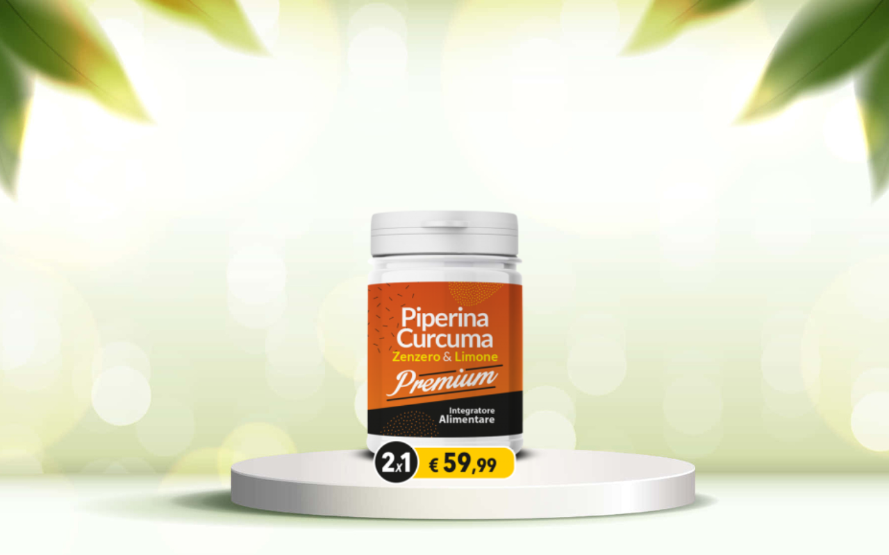 Scopri Piperina e Curcuma Premium: detox naturale per intestino e metabolismo attivi